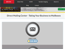 Tablet Screenshot of directmailingcenter.com